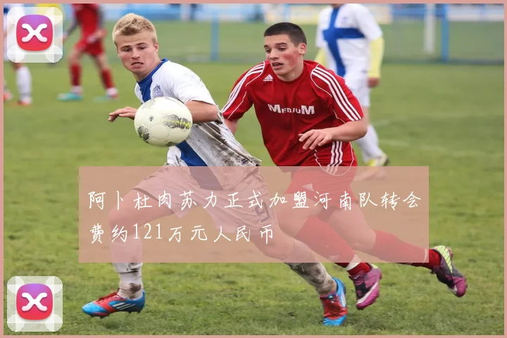 阿卜杜肉苏力正式加盟河南队转会费约121万元人民币